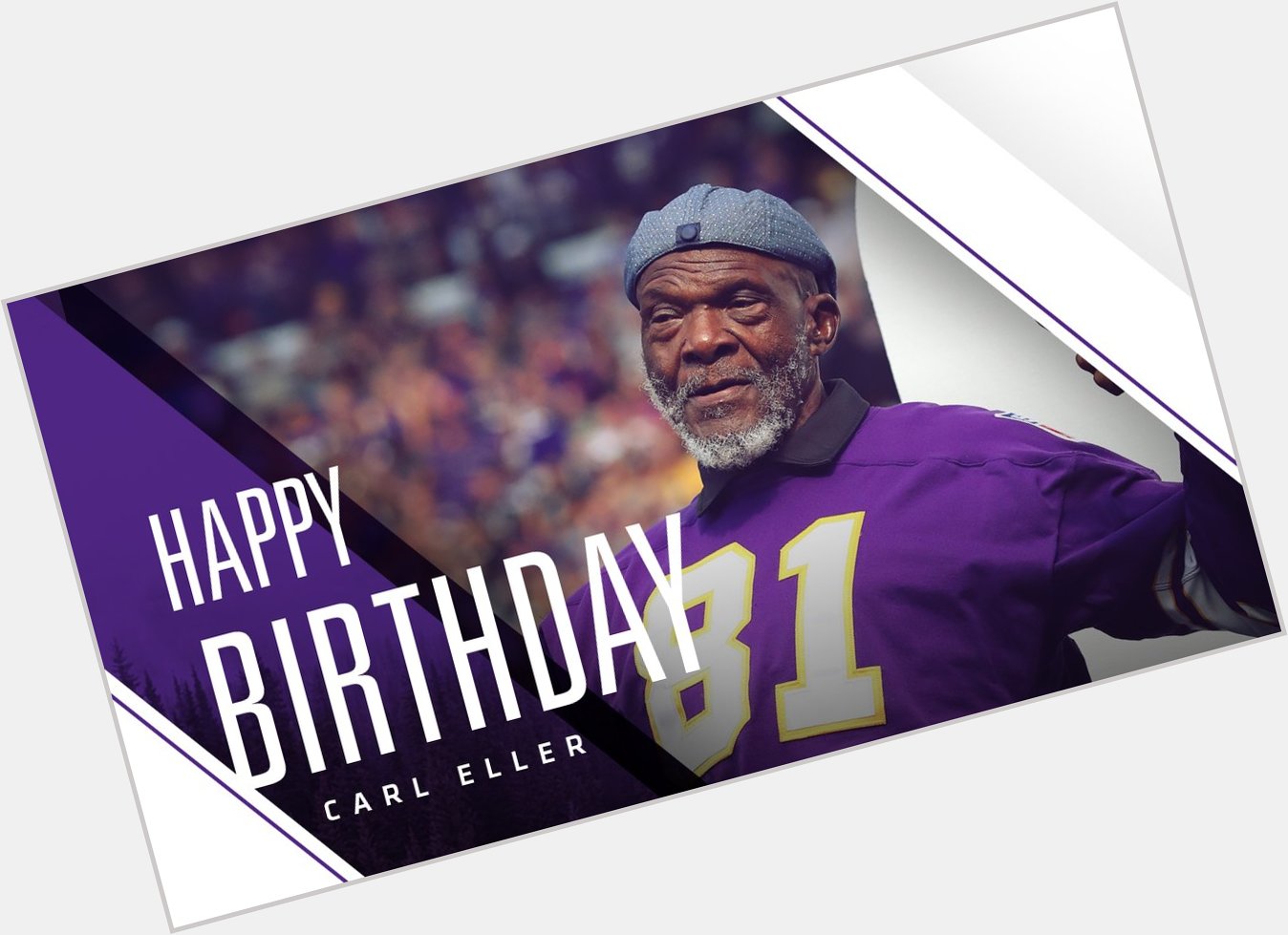 Happy birthday to one of our favourite Purple People Eaters - Carl Eller! 
