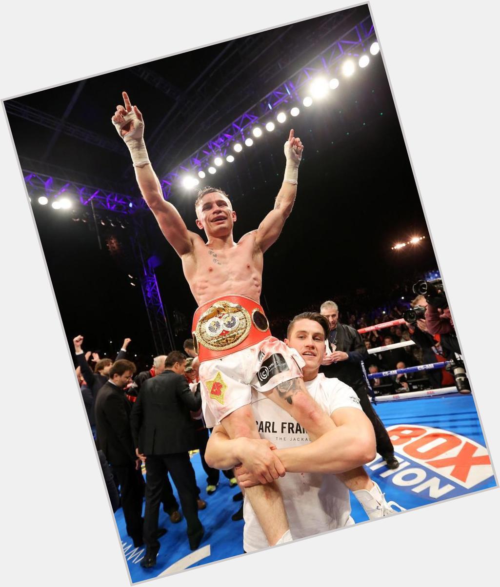 Happy Birthday Carl Frampton, 28 years old and a world champion! 

Not bad going!   