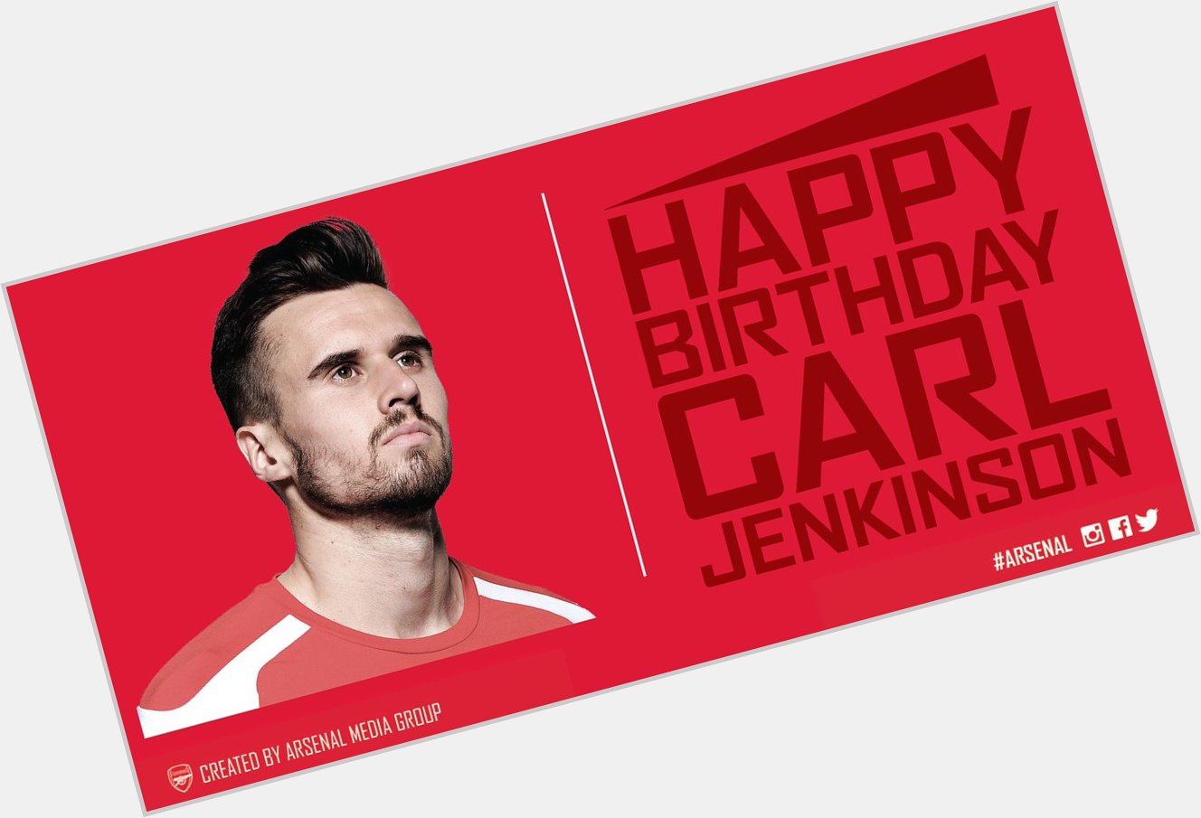 Happy Birthday Carl Jenkinson, who will play Manchester United today with his loan club West Ham United 