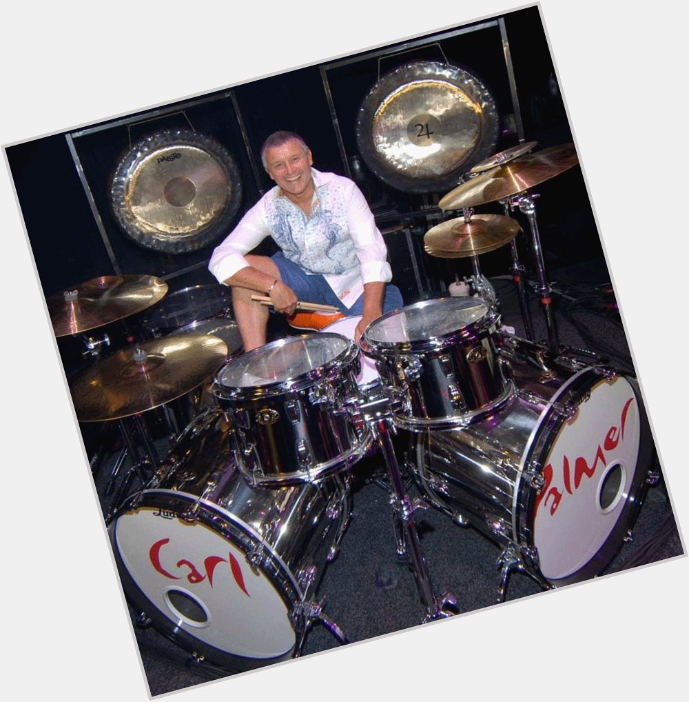 Happy birthday to top tub thumper Carl Palmer. Now the only surviving member of ELP. 