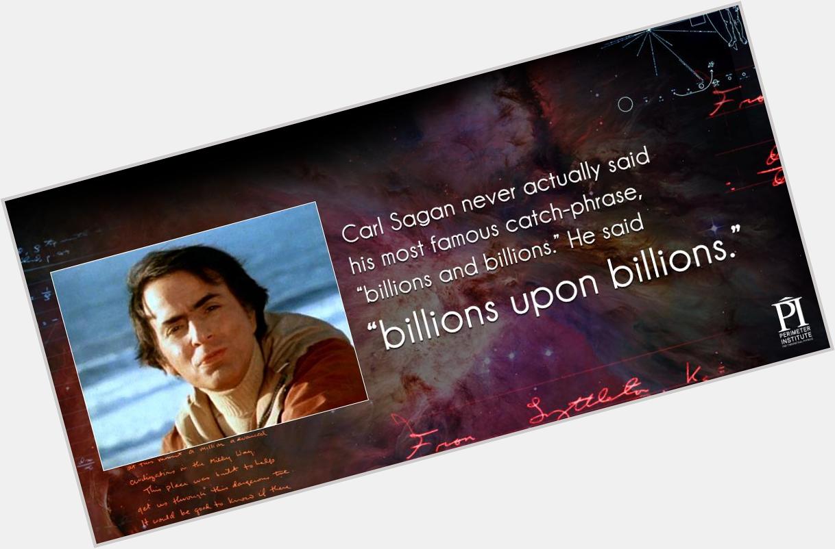 Happy birthday, Carl Sagan! Check out 18 more lesser-known Sagan facts here: 