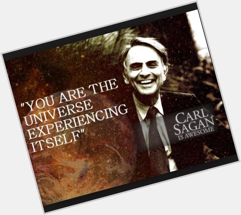 Happy birthday Carl Sagan!        
