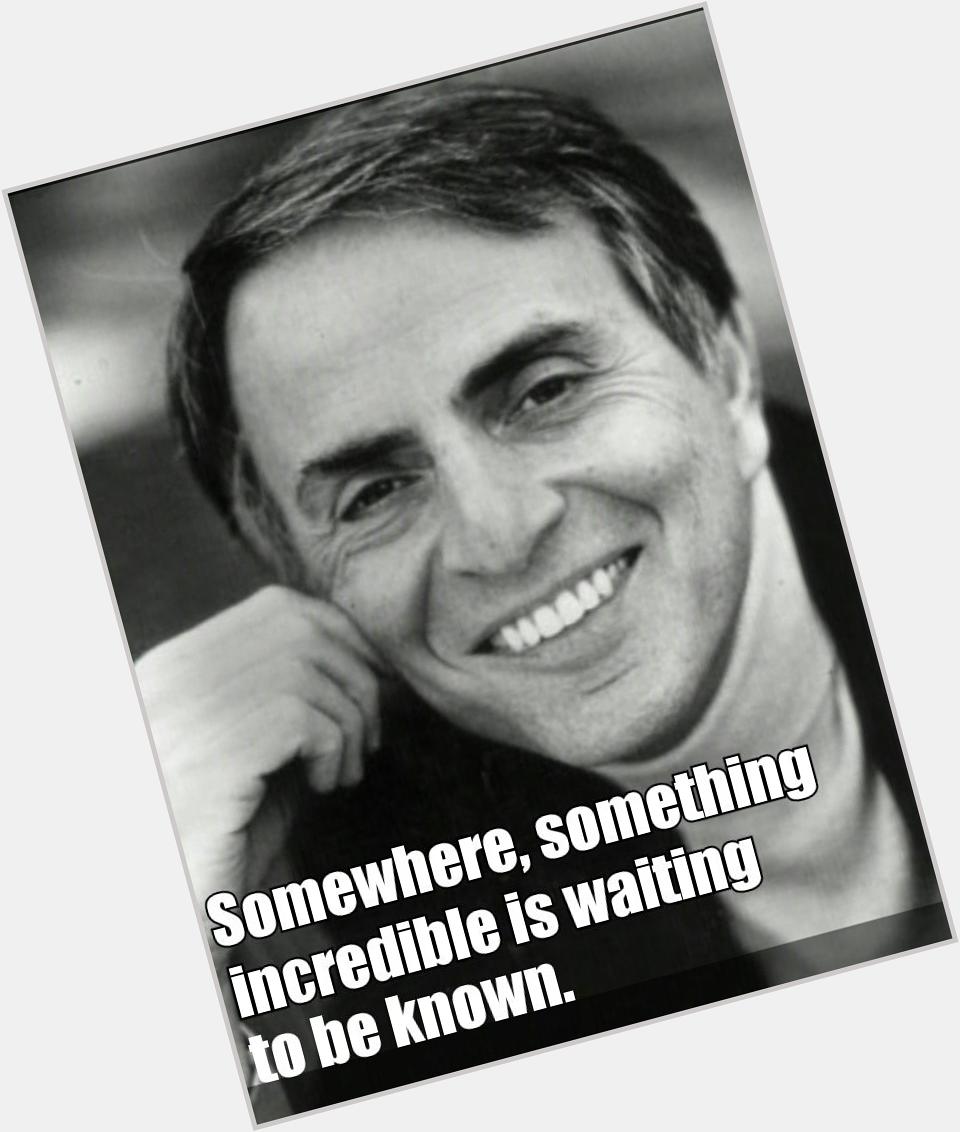 Happy Birthday Carl Sagan. 