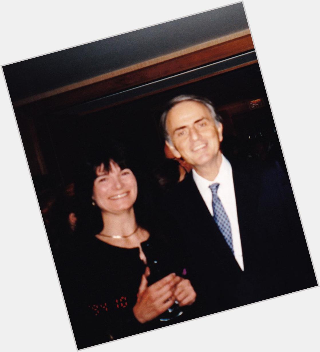 Beaming cosmic Happy Birthday greetings to my colleague& friend Carl Sagan. Miss you, Carl. Here we are at his 60th 