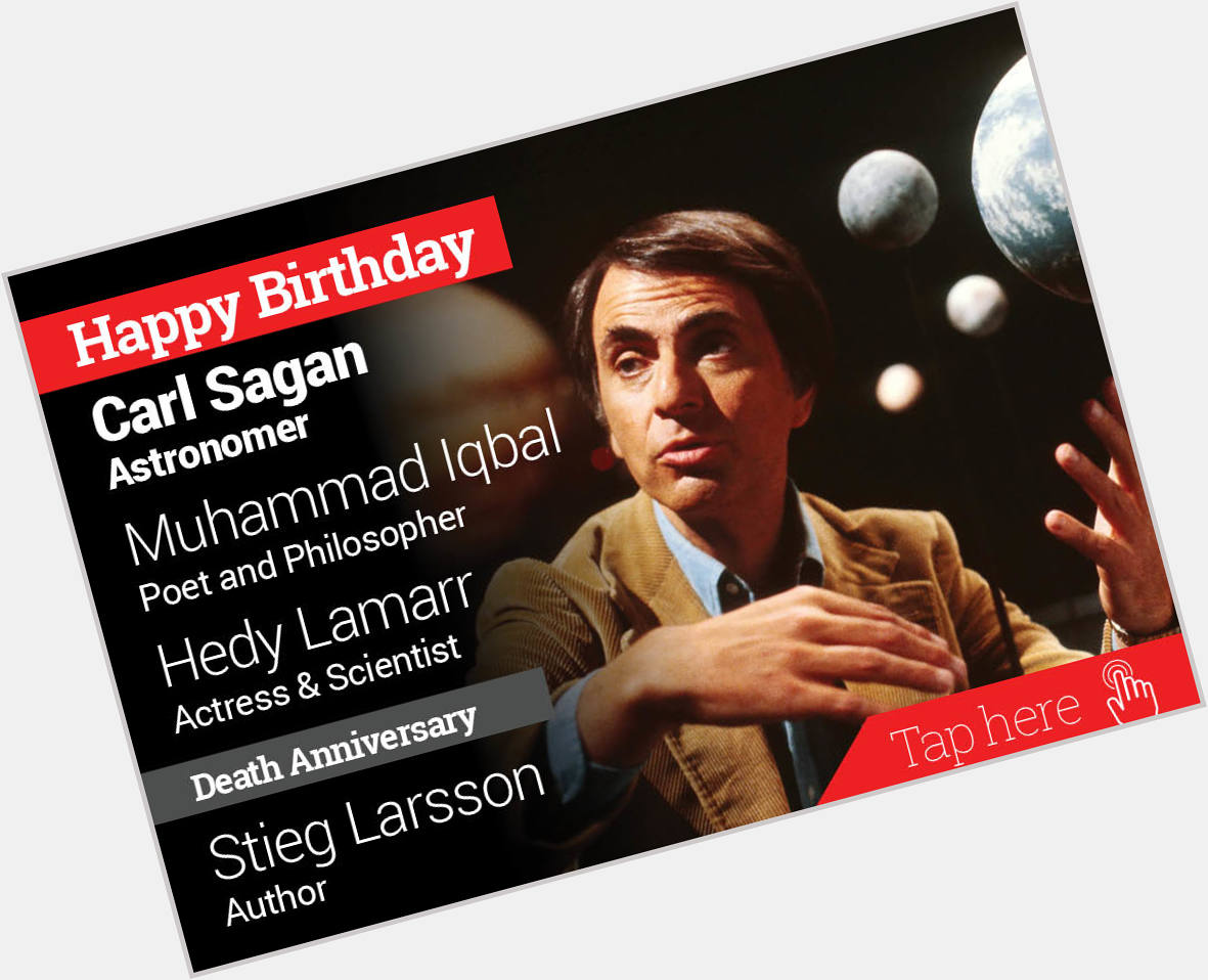 IndiaToday: newsflicks: Homage Stieg Larrson. Happy Birthday Carl Sagan, Muhammad Iqbal, Hedy Lamarr 