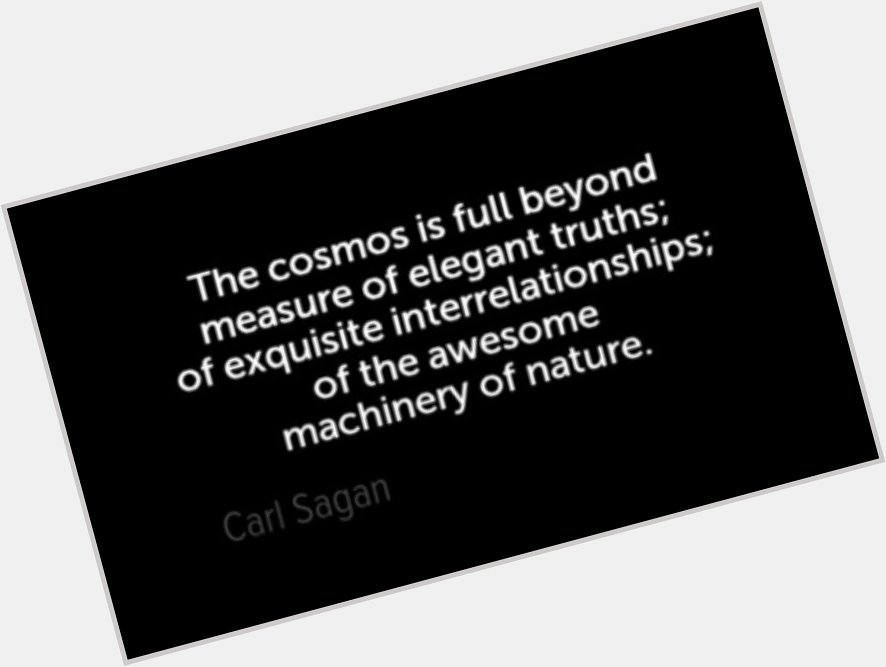 Happy birthday, Carl Sagan. The astronomer who brought the cosmos into our living rooms would have been 81 today. 