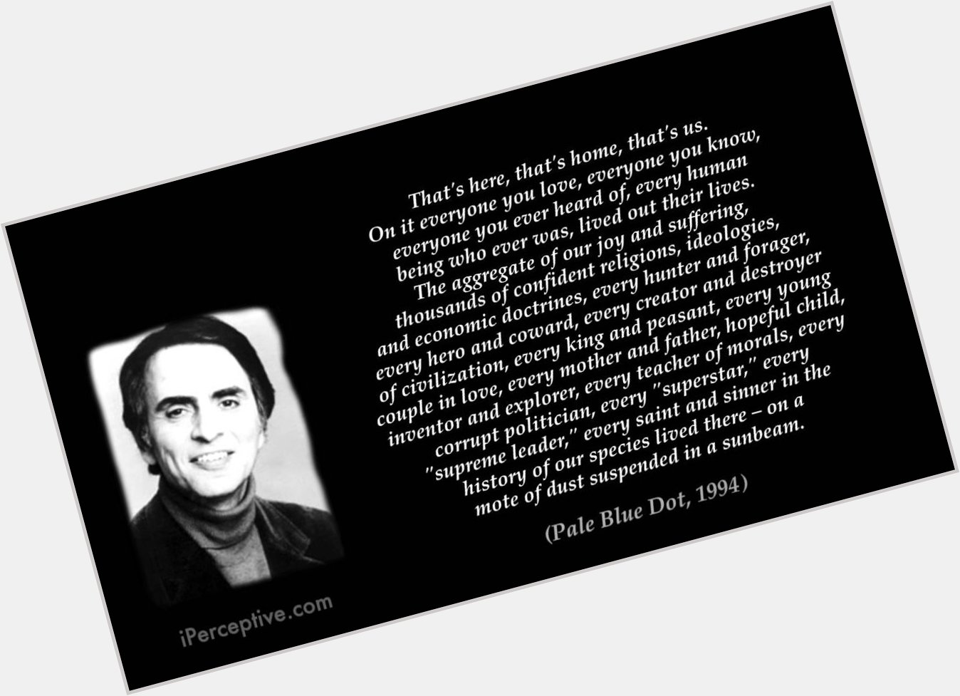 And Happy Birthday to the man who fired a love of discovery in so many of us, Carl Sagan!  
