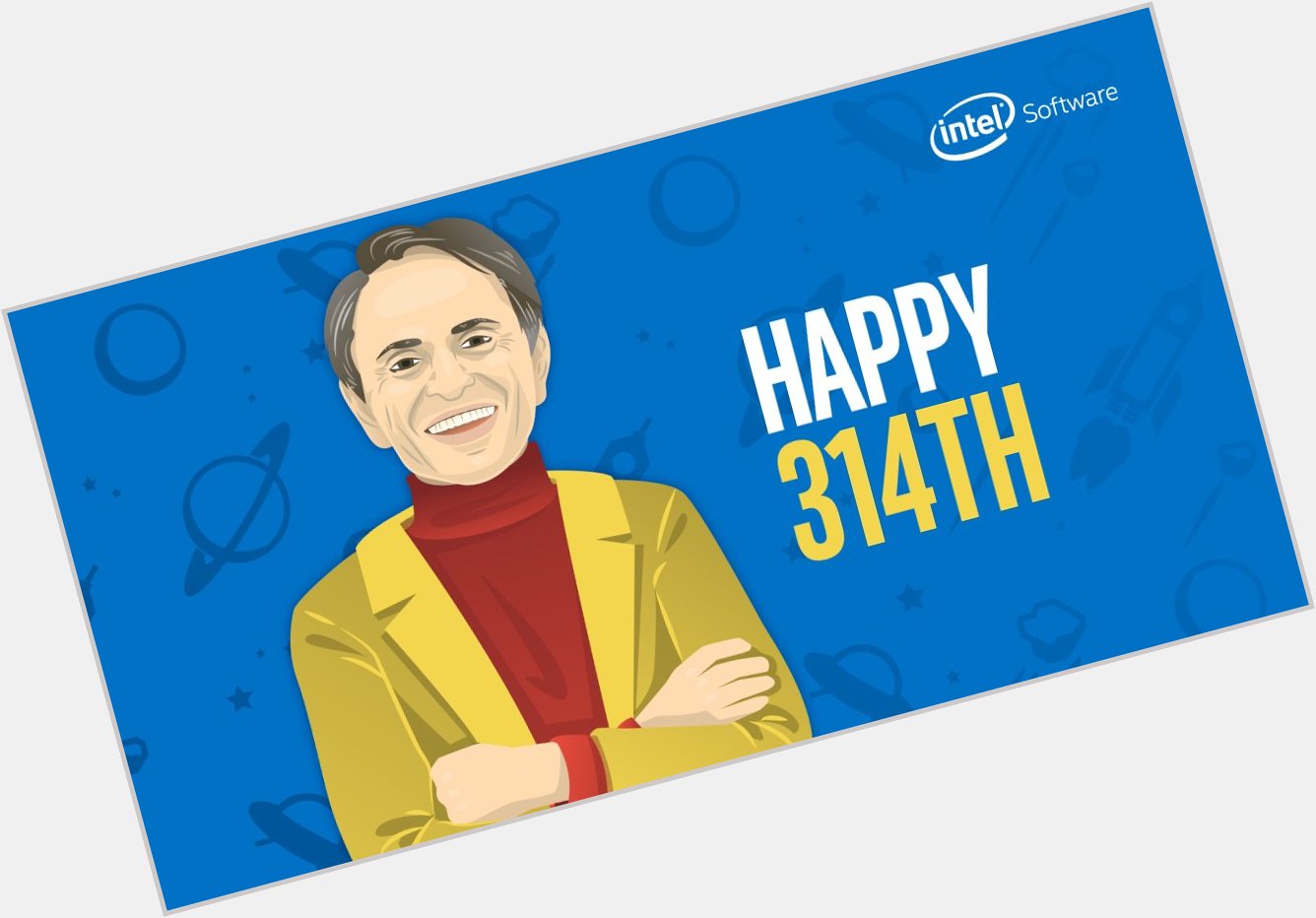  Carl Sagan was born on the 314 day of the year? Happy birthday, Carl! 