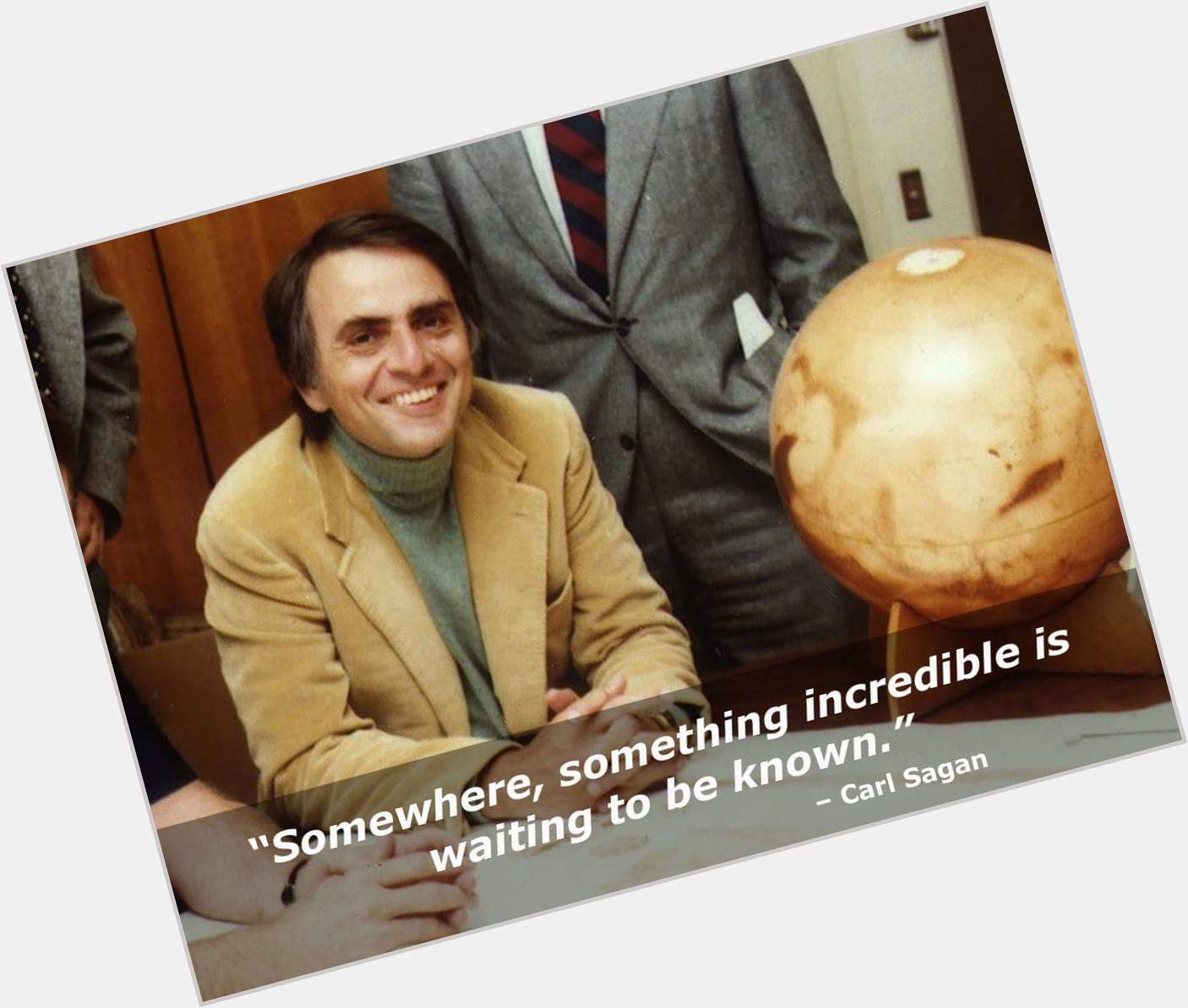 Happy birthday to Carl Sagan! 