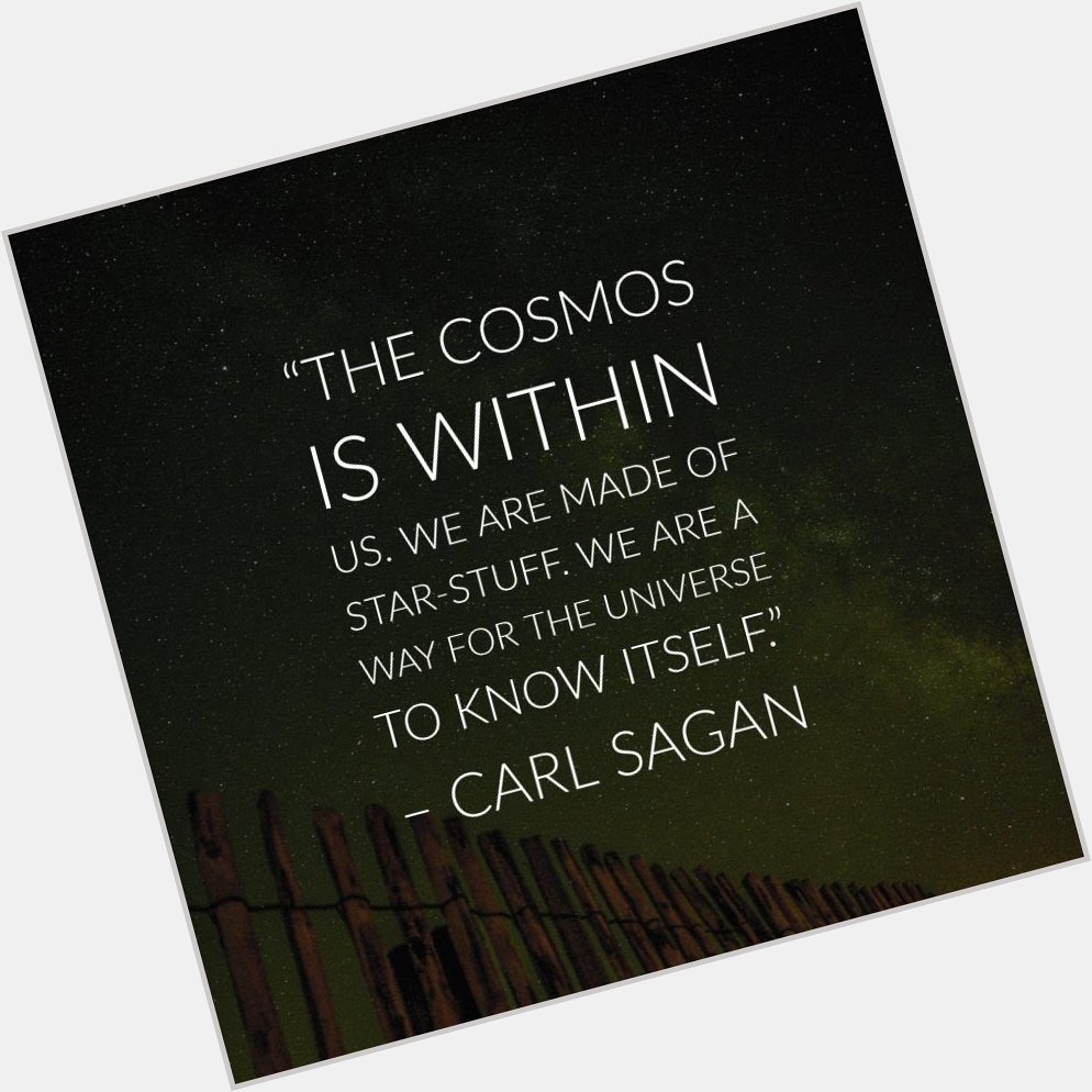 Happy birthday Carl Sagan  