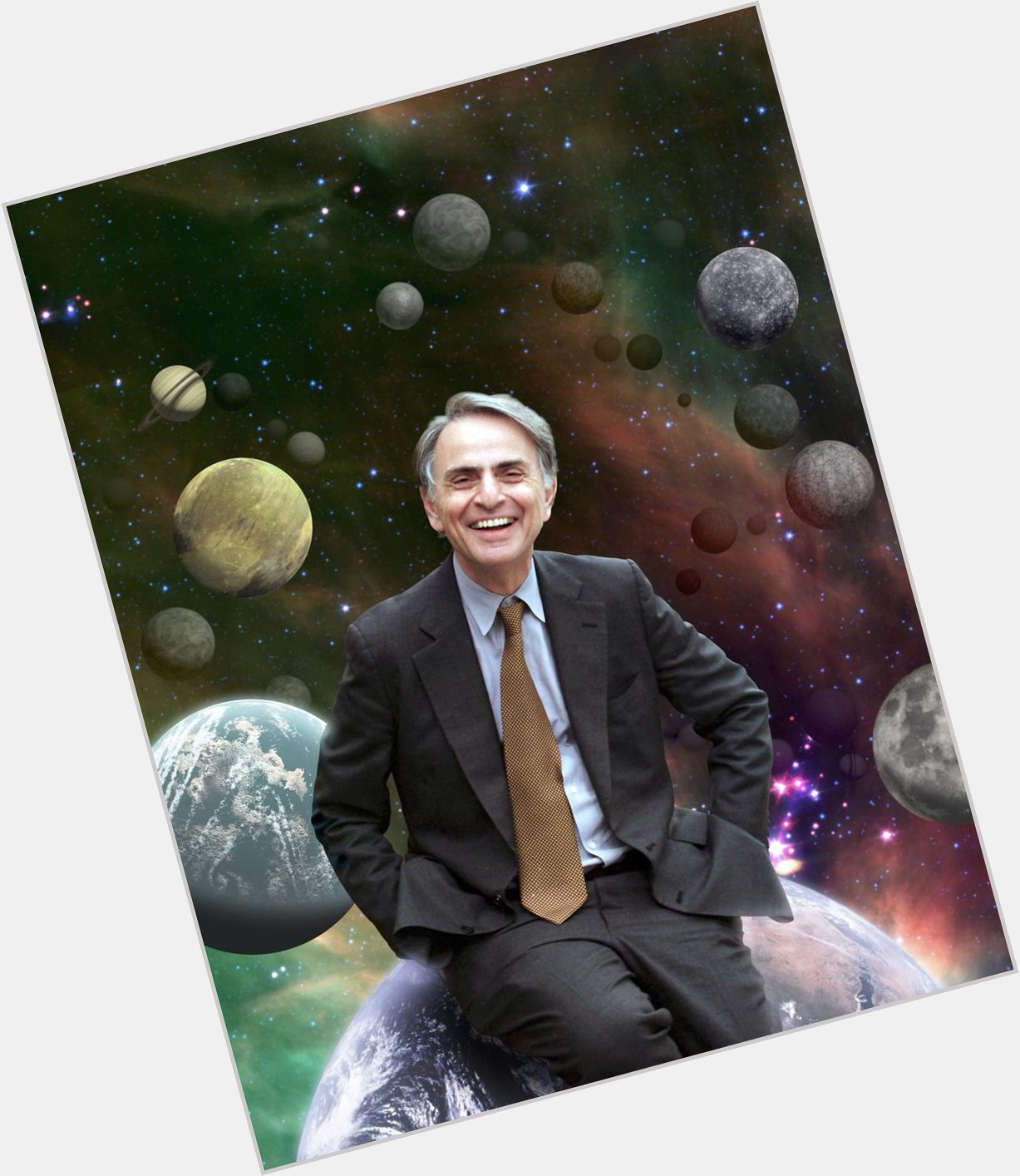 Happy Birthday to one of my science hero s, Carl Sagan. 