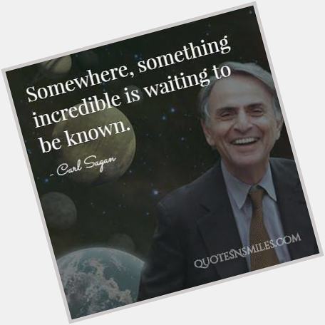 Happy, Birthday Carl Sagan 