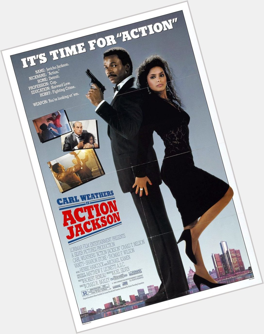 Action Jackson (with Carl Weathers) is one of my favorites. Happy Birthday, Vanity. RIP! 