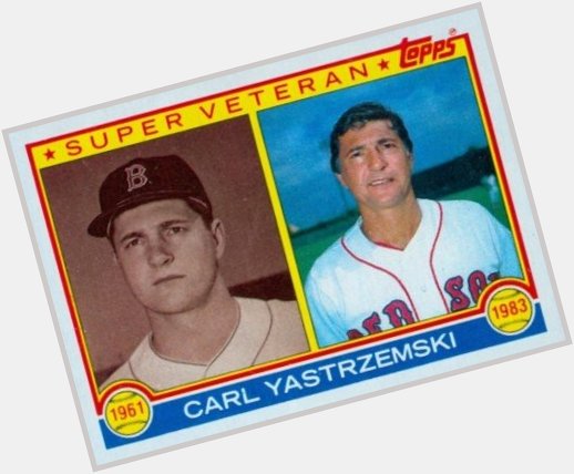 Happy 80th birthday to legend and Hall of Famer Carl Yastrzemski. Which is your favorite Yaz baseball card? 