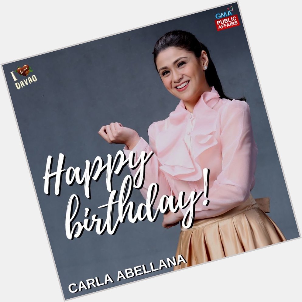 Happy Birthday, Ms. Carla Abellana! message your birthday wishes for her!  