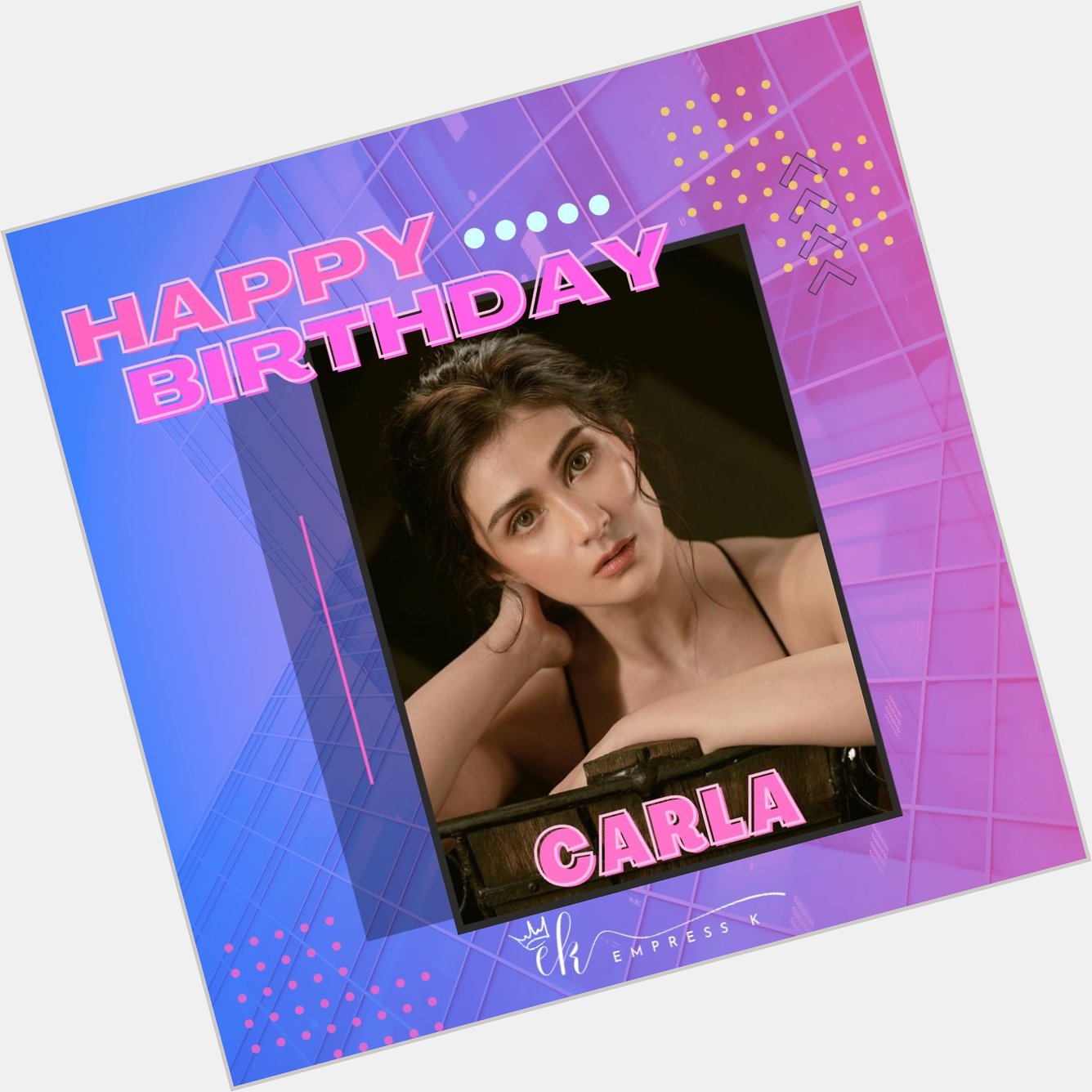 Happy birthday, Carla Abellana! I hope you have a wonderful day and year to come. 