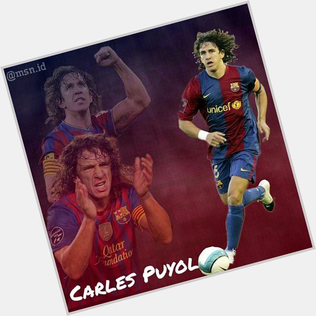 Happy Birthday \"El Capita\" Carles Puyol.    