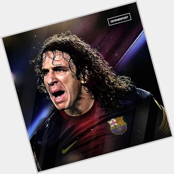 Happy Birthday Carles Puyol. 6 La Ligas, 3 Champions Leagues, 1 European Championship and 1 World Cup. Beast. 
