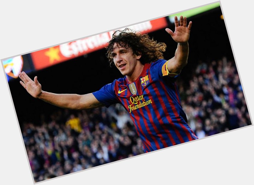 Happy birthday to the legend himself, the man who made me love the sport and position, Carles Puyol    