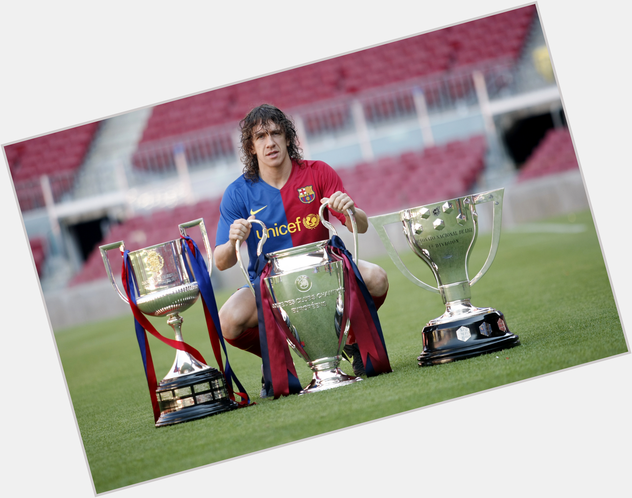 Happy birthday to Barcelona legend Carles Puyol! He made a huge 604 appearances for the first team before retiring. 