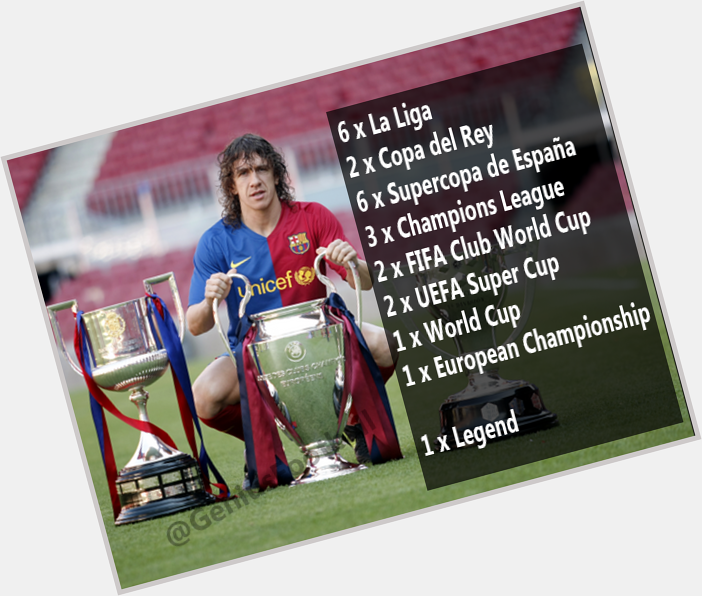\" Happy birthday to Barcelona legend Carles Puyol.  and liverpool fans say gerrard is a legend