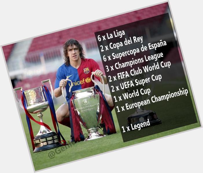 Happy birthday to Barcelona legend
Carles Puyol    