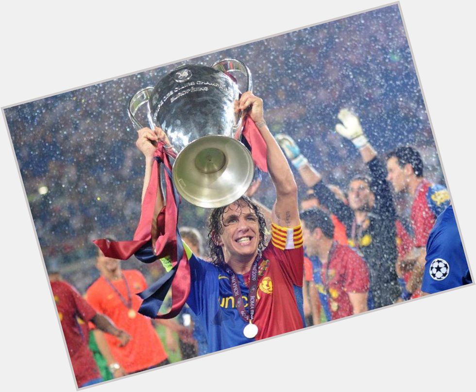 Happy 40th Birthday Carles Puyol! La Liga      Champions League   European Championship World Cup 