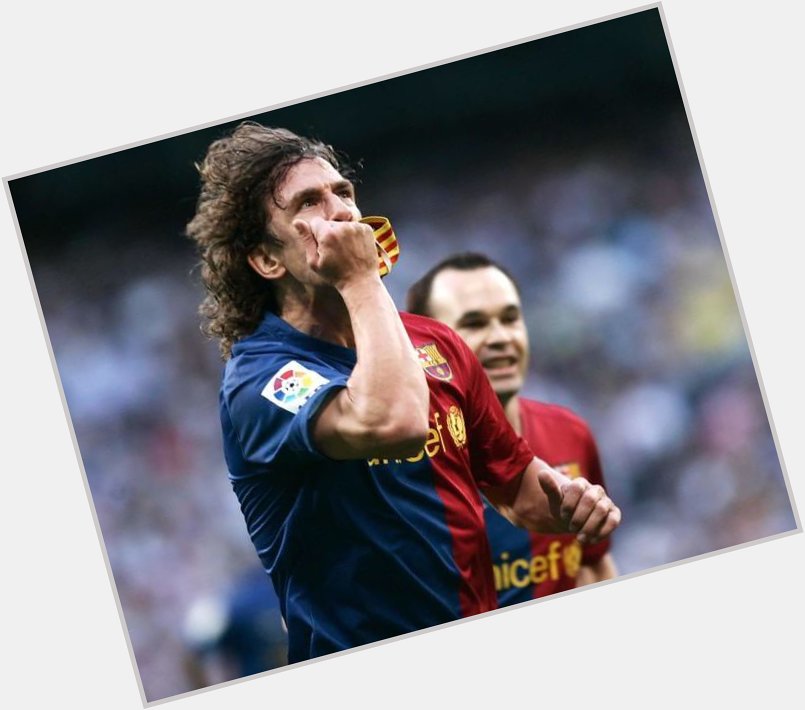 Today is the birthday of one of Barça\s greatest legends. Our captain, Carles Puyol - Happy birthday hero. 