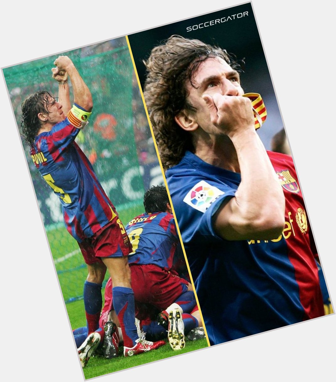 Happy 42nd birthday to one-club man, Carles Puyol, who always gave % on the pitch!  