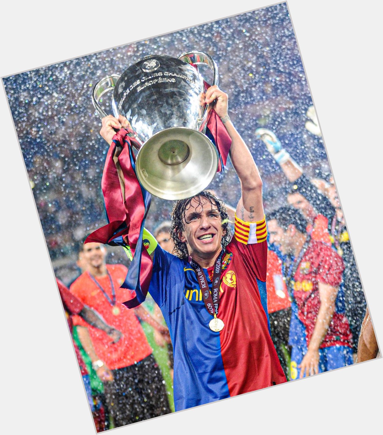 Happy Birthday to Carles Puyol . The player who resembles Fair play , Leadership and Sportsmanship 