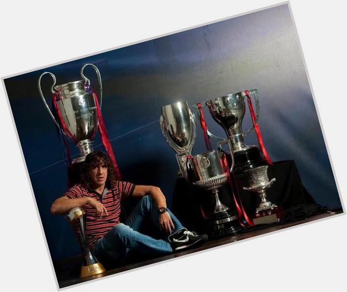 Happy birthday, Carles Puyol. Legend Greatest leader and CB ever. They don\t produce players like him no more 