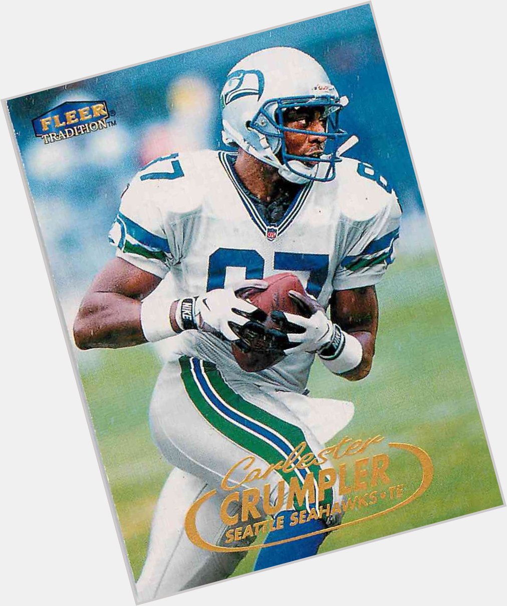 Happy 48th birthday to one of the best names in sports history, Carlester Crumpler. 