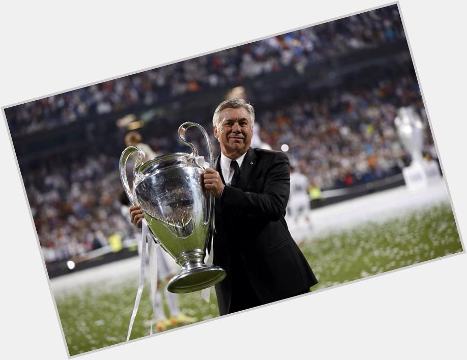 Happy birthday carlo ancelotti.     Best of luck for your life and future! 