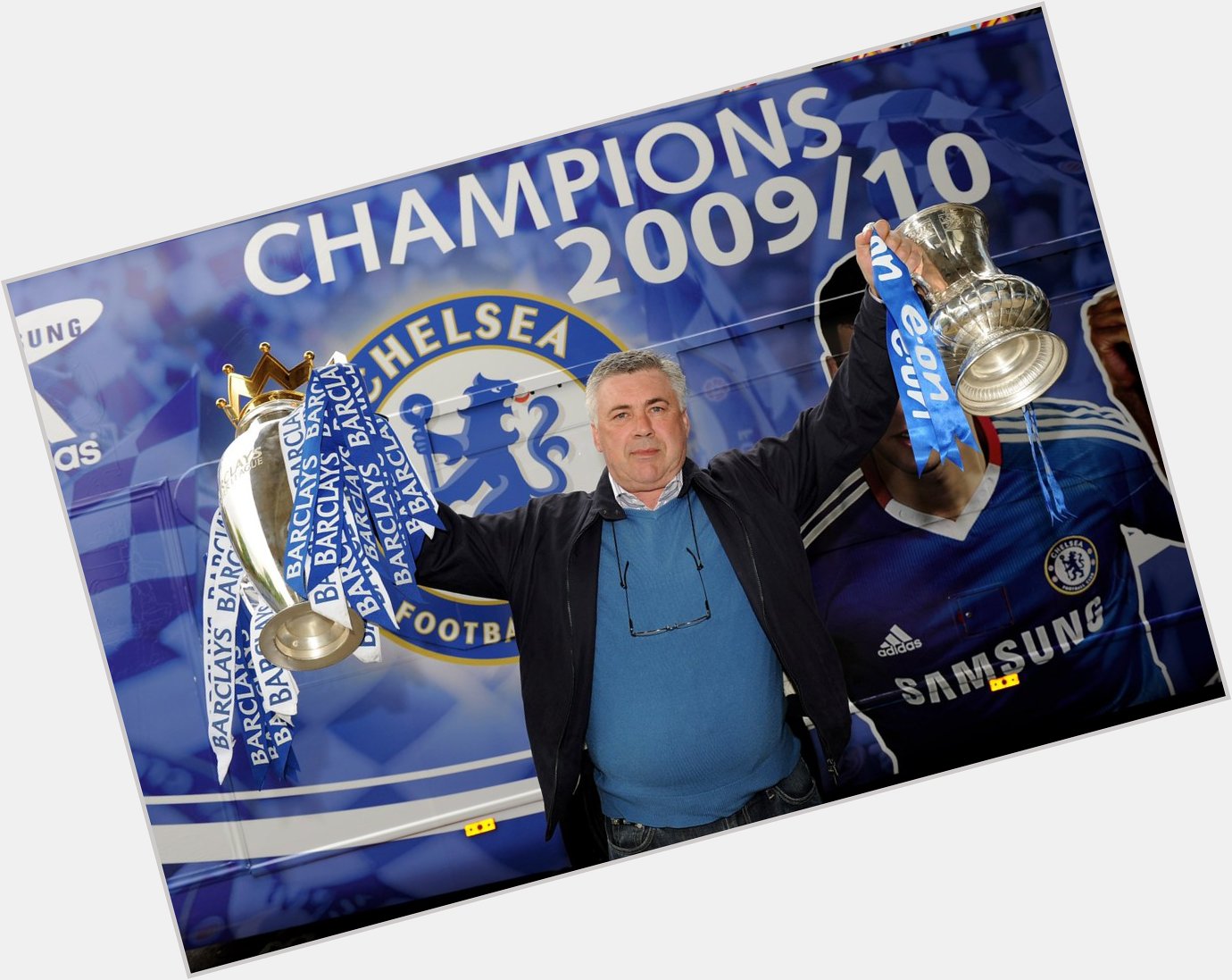 Happy 60th birthday to double winning former Chelsea boss Carlo Ancelotti   