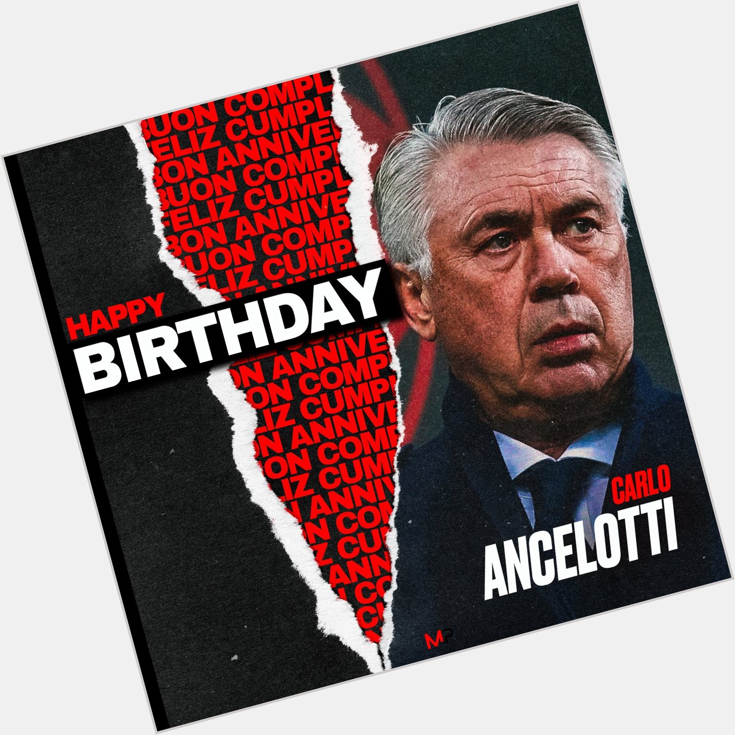  Happy Birthday Carlo Ancelotti   