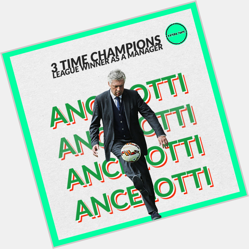 Happy Birthday to Everton manager and 3 time Champions League winner, Carlo Ancelotti!  