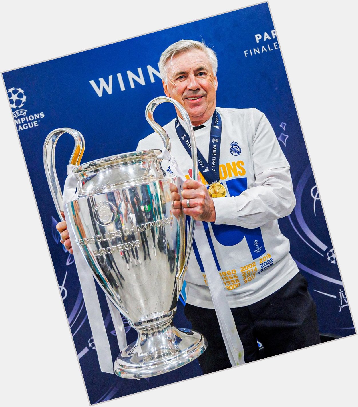 Happy birthday Mr. Carlo Ancelotti. The best coach in history 