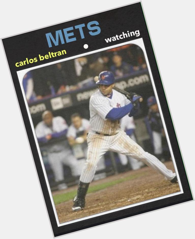 Happy 38th birthday to Carlos Beltran. Finally got to WS w/Cardinals 7 years after Wainwright struck him out. 