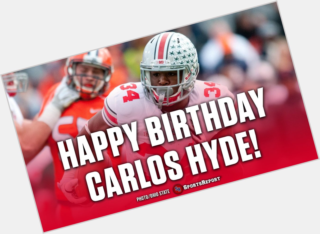  Fans, let\s wish Carlos Hyde a Happy Birthday! GO 