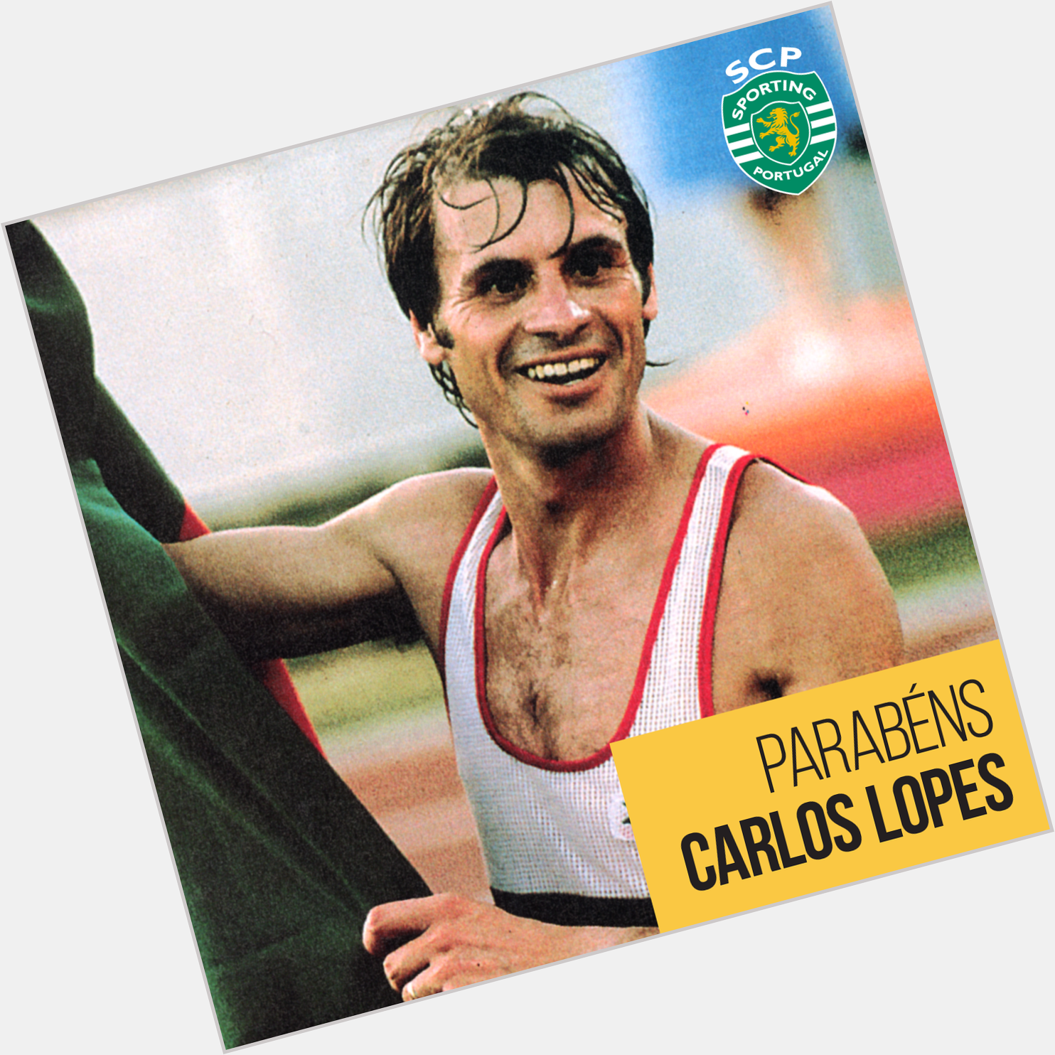 Carlos Lopes, former athlete of the Club and gold medalist in the LA turns 68 today! Happy birthday! 