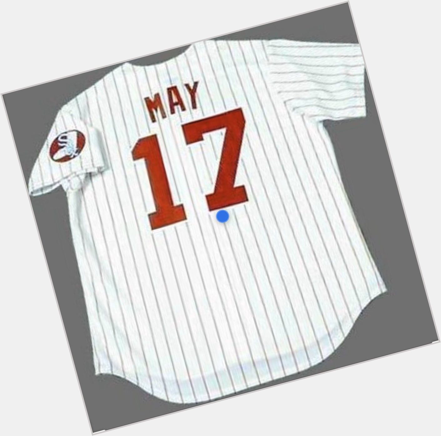 Who s the only MLB player to have his birthday on his jersey?

Happy Carlos May Day. 