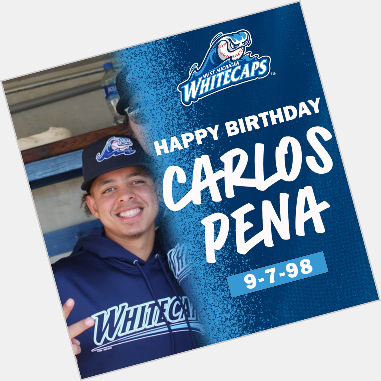 Hooray and Happy Birthday to Whitecaps pitcher Carlos Péña!  