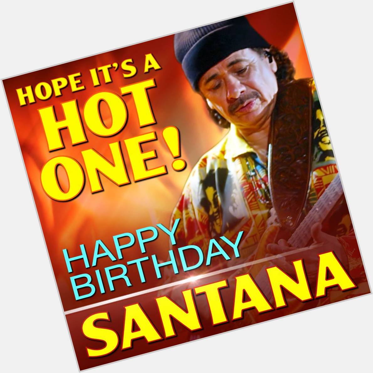 Happy 70th birthday to Carlos Santana 