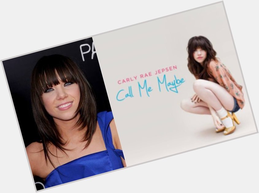 Happy 33rd Birthday to Carly Rae Jepsen! The singer who performed the song, Call Me Maybe. 
