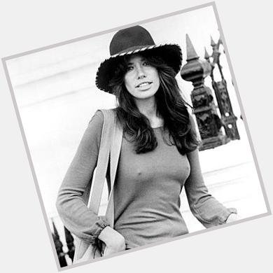 Happy birthday Carly Simon! My dad swears I wasn\t named after you but I beg to differ. 