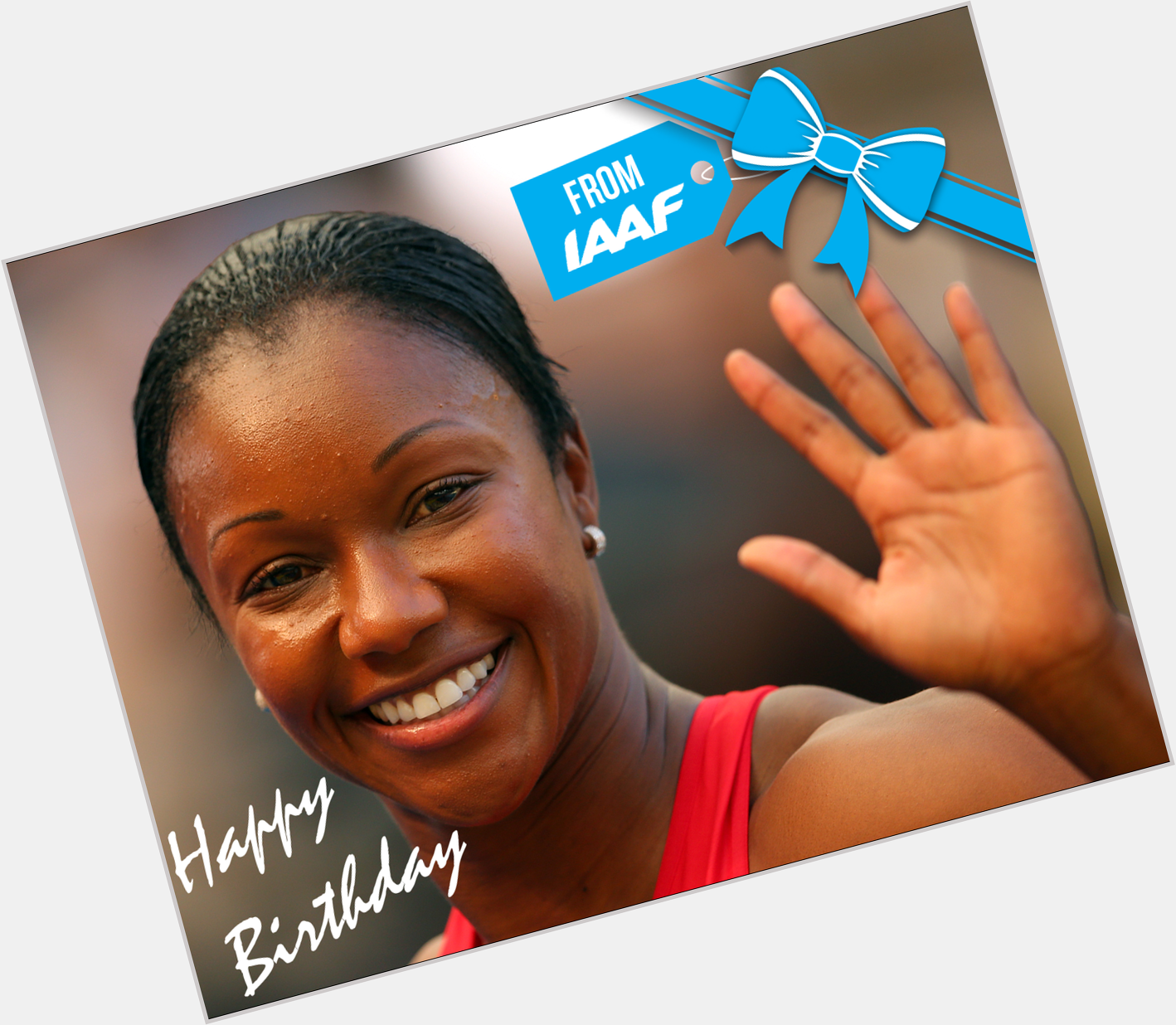Happy Birthday to Carmelita Jeter - 2-time World champion, Olympic champion and current 4x100m World record holder 