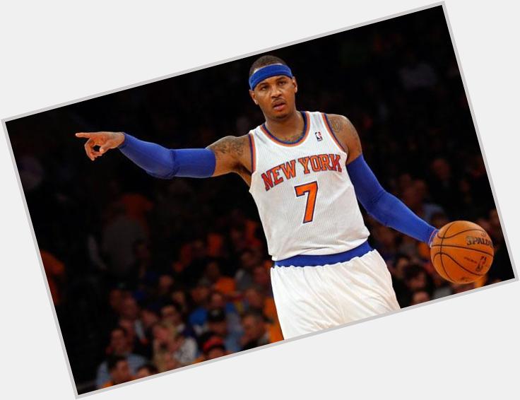 Aujourd hui, Carmelo Anthony fête ses 31 ans.

Happy birthday from France ! 