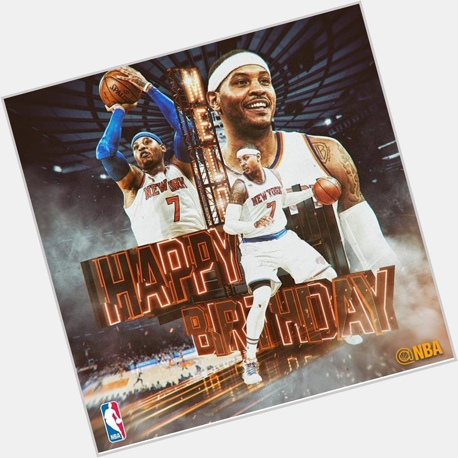 Happy Birthday to Carmelo Anthony! 