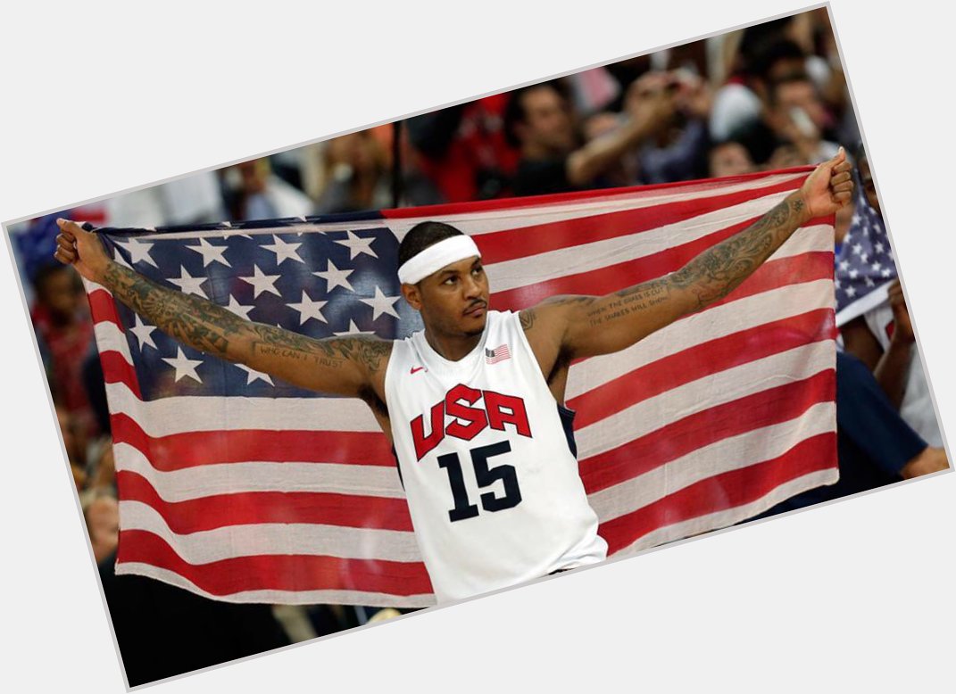 Happy Memorial Day to everybody--- and Happy Birthday to Carmelo Anthony! 