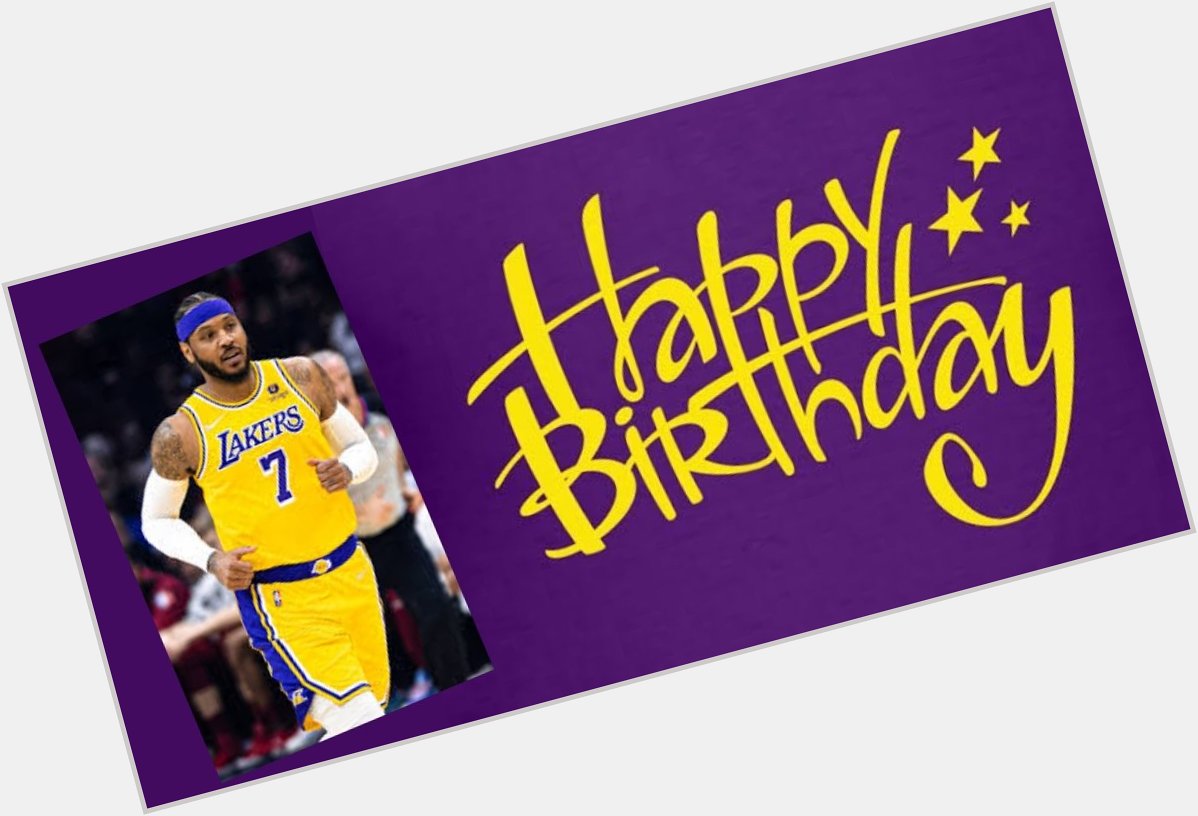 Happy Birthday, Carmelo Anthony! 